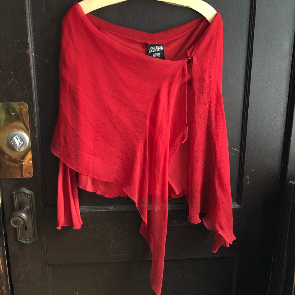 Gaultier Maille Femme Red Top. Pristine!